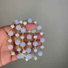 Load image into Gallery viewer, Opalite + White Beaded Bracelet
